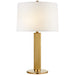 Ralph Lauren Canada - Two Light Table Lamp - Barrett - Natural Brass- Union Lighting Luminaires Decor