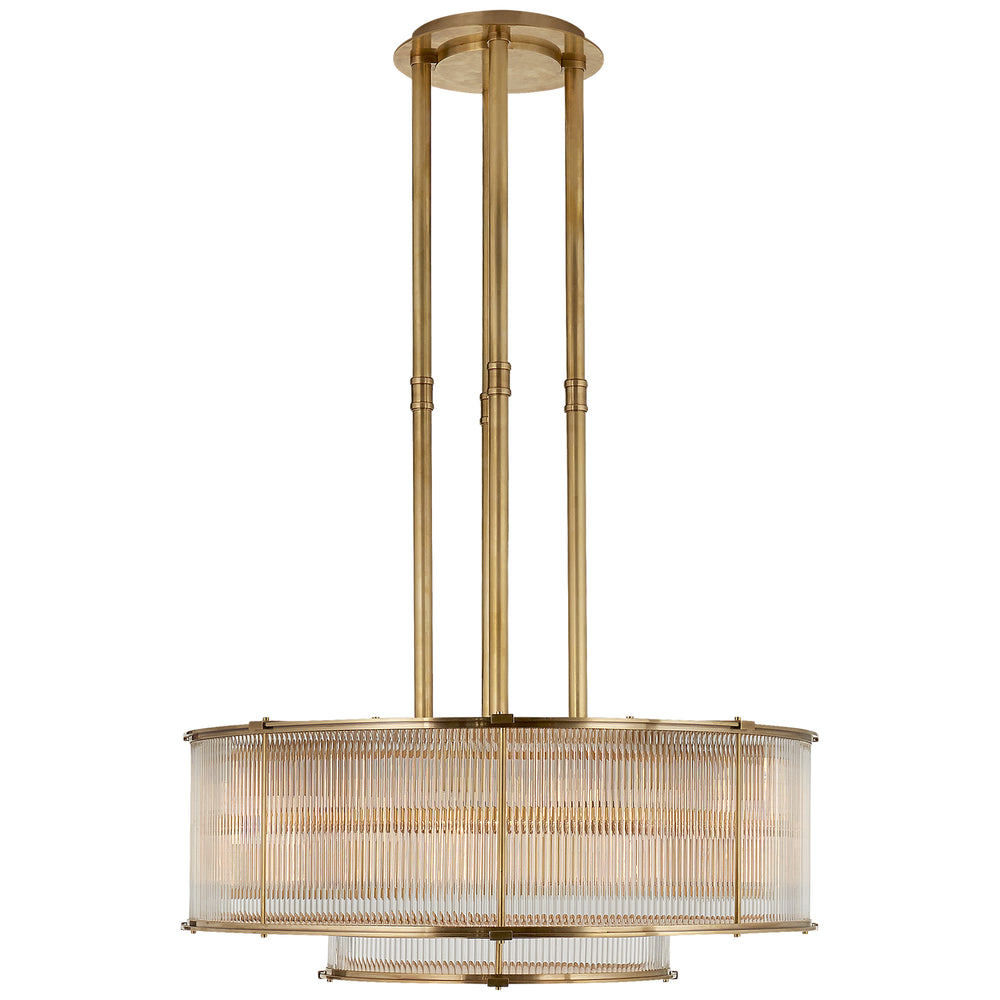 Ralph Lauren Canada - 20 Light Chandelier - Allen - Natural Brass- Union Lighting Luminaires Decor