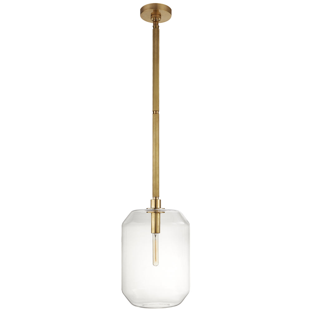 Ralph Lauren Canada - One Light Pendant - Barrett - Natural Brass- Union Lighting Luminaires Decor