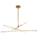 Ralph Lauren Canada - LED Chandelier - Daley - Natural Brass- Union Lighting Luminaires Decor
