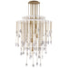 Ralph Lauren Canada - Six Light Chandelier - Hailee - Natural Brass and Plaster White- Union Lighting Luminaires Decor