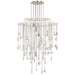 Ralph Lauren Canada - Six Light Chandelier - Hailee - Polished Nickel and Plaster White- Union Lighting Luminaires Decor