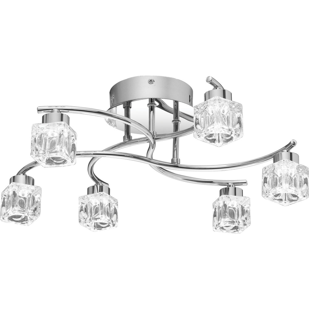 Quoizel - LED Flush Mount - Clear Hollow - Polished Chrome- Union Lighting Luminaires Decor