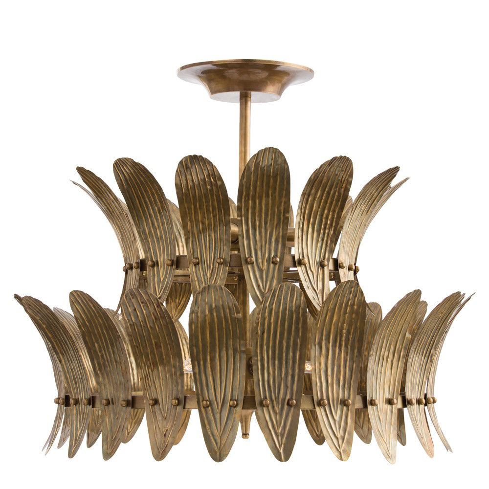 Arteriors - Eight Light Chandelier - Analise - Vintage Brass- Union Lighting Luminaires Decor