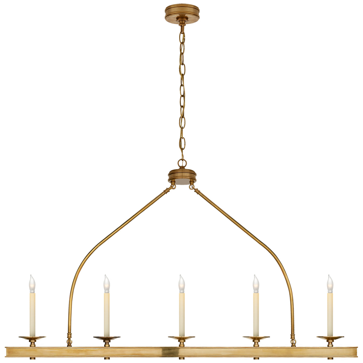 Visual Comfort Signature Canada - Five Light Linear Pendant - Launceton ...