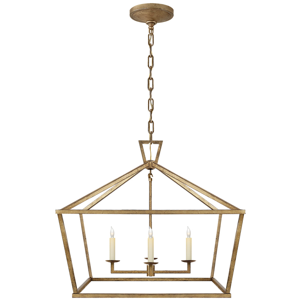 Visual Comfort Signature Canada - Four Light Lantern - Darlana - Gilded Iron- Union Lighting Luminaires Decor