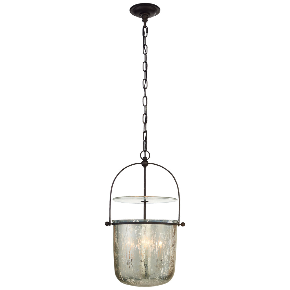 Visual Comfort Signature Canada - Four Light Lantern - Lorford - Aged Iron- Union Lighting Luminaires Decor