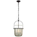 Visual Comfort Signature Canada - Four Light Lantern - Lorford - Aged Iron- Union Lighting Luminaires Decor