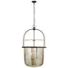 Visual Comfort Signature Canada - Four Light Lantern - Lorford - Aged Iron- Union Lighting Luminaires Decor