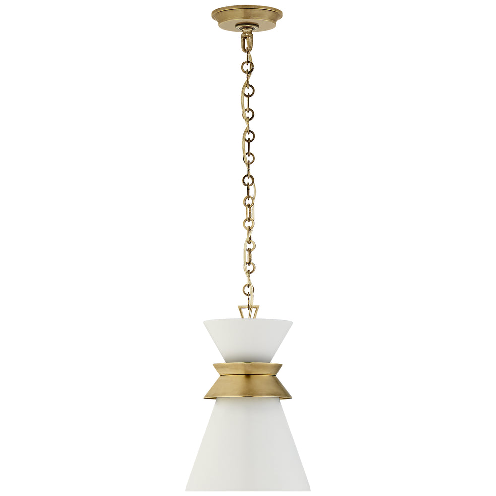 Visual Comfort Signature Canada - One Light Pendant - Alborg - Antique-Burnished Brass- Union Lighting Luminaires Decor