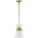 Visual Comfort Signature Canada - One Light Pendant - Alborg - Antique-Burnished Brass- Union Lighting Luminaires Decor