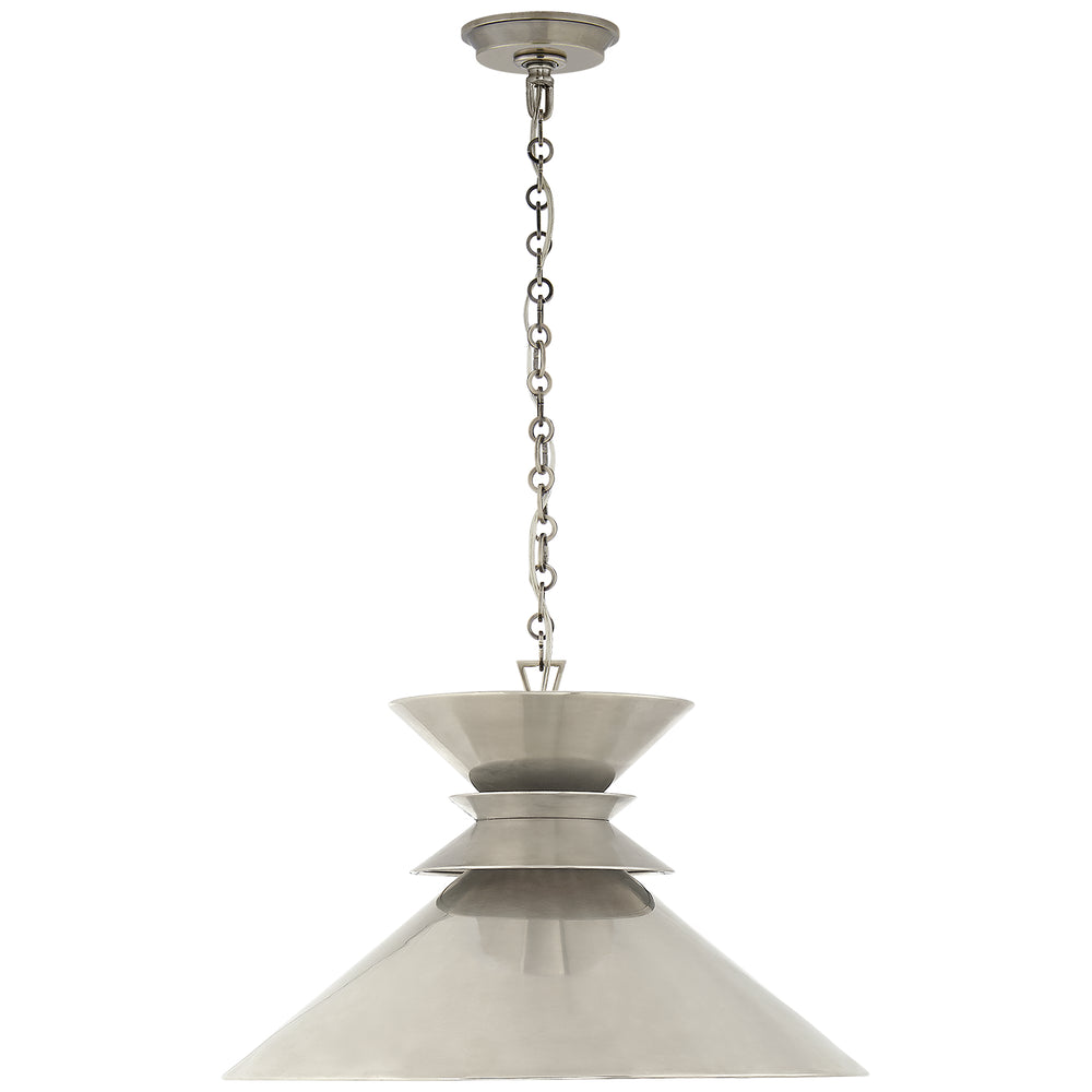 Visual Comfort Signature Canada - One Light Pendant - Alborg - Antique Nickel- Union Lighting Luminaires Decor
