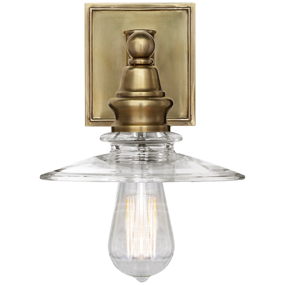 Visual Comfort Signature Canada - One Light Wall Sconce - Covington - Antique-Burnished Brass- Union Lighting Luminaires Decor