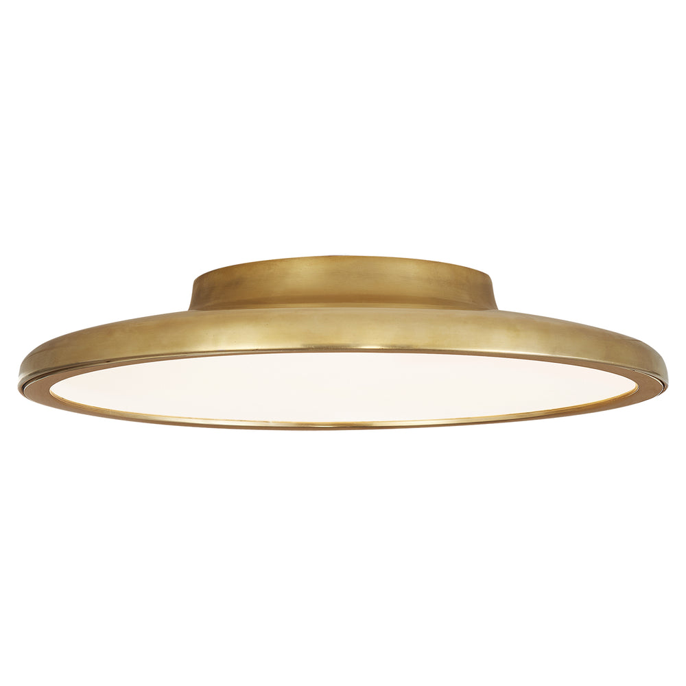 Visual Comfort Signature Canada - LED Flush Mount - Dot - Natural Brass- Union Lighting Luminaires Decor
