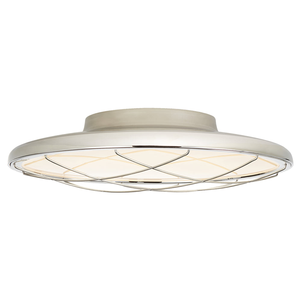 Visual Comfort Signature Canada - LED Flush Mount - Dot - Polished Nickel- Union Lighting Luminaires Decor