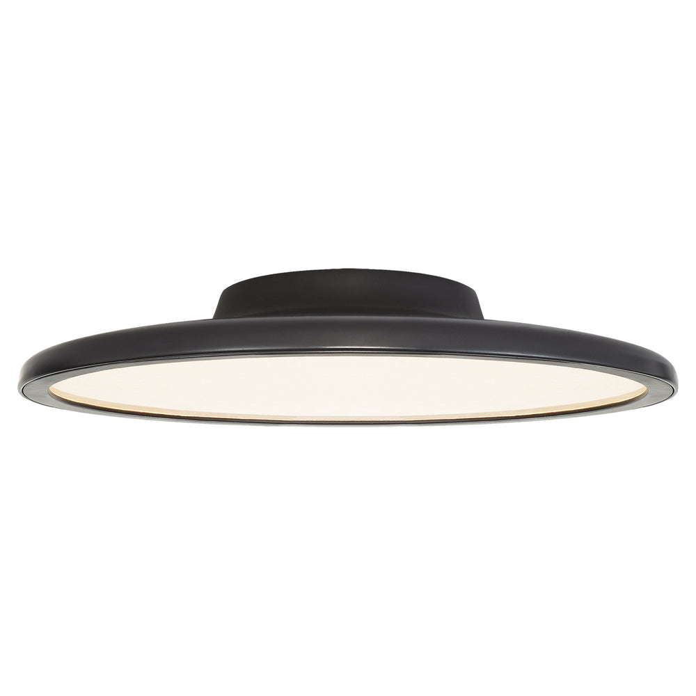 Visual Comfort Signature Canada - LED Flush Mount - Dot - Matte Black- Union Lighting Luminaires Decor