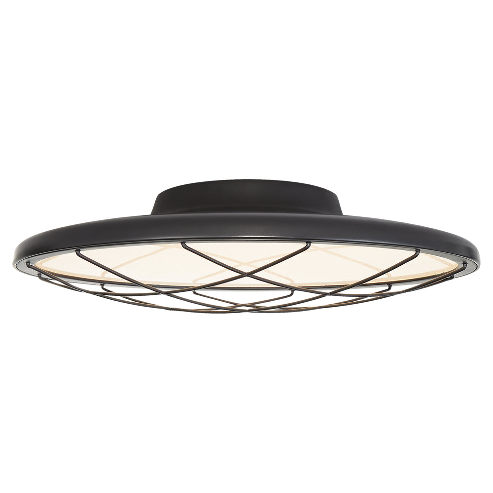 Visual Comfort Signature Canada - LED Flush Mount - Dot - Matte Black- Union Lighting Luminaires Decor