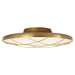 Visual Comfort Signature Canada - LED Flush Mount - Dot - Natural Brass- Union Lighting Luminaires Decor