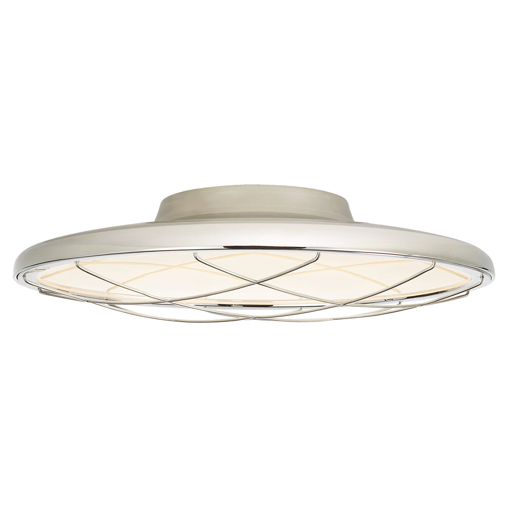 Visual Comfort Signature Canada - LED Flush Mount - Dot - Polished Nickel- Union Lighting Luminaires Decor