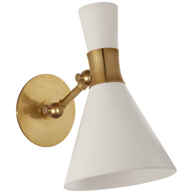 Visual Comfort Signature Canada - One Light Wall Sconce - Liam - Hand-Rubbed Antique Brass- Union Lighting Luminaires Decor
