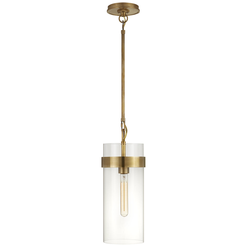 Visual Comfort Signature Canada - One Light Pendant - Presidio - Hand-Rubbed Antique Brass- Union Lighting Luminaires Decor