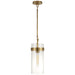 Visual Comfort Signature Canada - One Light Pendant - Presidio - Hand-Rubbed Antique Brass- Union Lighting Luminaires Decor