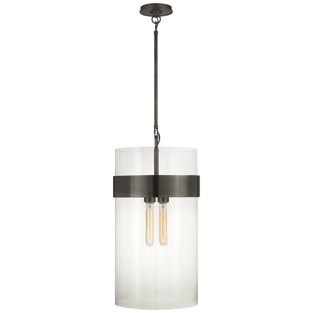 Visual Comfort Signature Canada - Four Light Pendant - Presidio - Bronze- Union Lighting Luminaires Decor