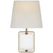 Visual Comfort Signature Canada - One Light Wall Sconce - Henri - Crystal and Hand-Rubbed Antique Brass- Union Lighting Luminaires Decor