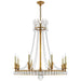 Visual Comfort Signature Canada - Eight Light Chandelier - Regency - Hand-Rubbed Antique Brass- Union Lighting Luminaires Decor