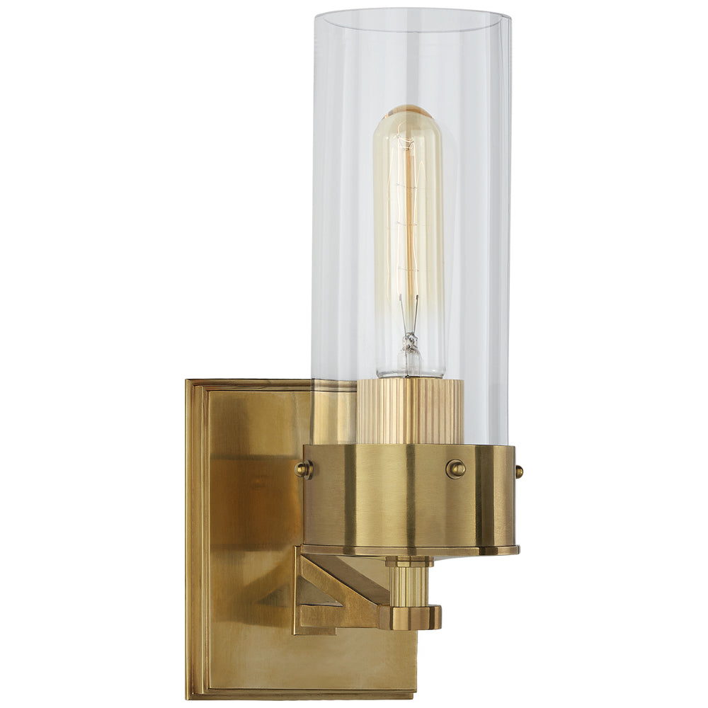 Visual Comfort Signature Canada - One Light Bath Sconce - Marais - Hand-Rubbed Antique Brass- Union Lighting Luminaires Decor