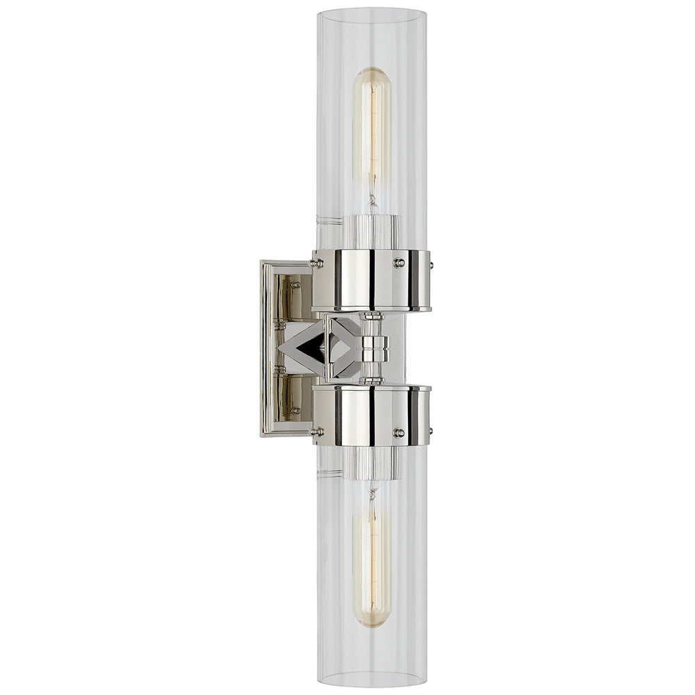 Visual Comfort Signature Canada - Two Light Bath Sconce - Marais - Polished Nickel- Union Lighting Luminaires Decor