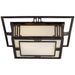 Visual Comfort Signature Canada - Two Light Flush Mount - Enrique - Aged Iron- Union Lighting Luminaires Decor