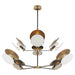 Visual Comfort Signature Canada - Eight Light Chandelier - Osiris - Bronze and Hand-Rubbed Antique Brass- Union Lighting Luminaires Decor