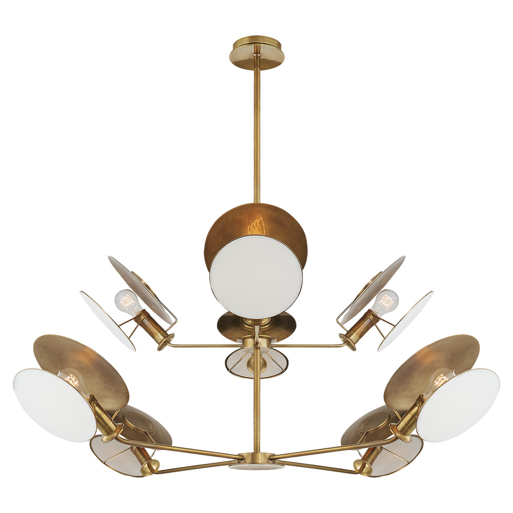 Visual Comfort Signature Canada - Eight Light Chandelier - Osiris - Hand-Rubbed Antique Brass- Union Lighting Luminaires Decor