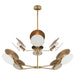 Visual Comfort Signature Canada - Eight Light Chandelier - Osiris - Hand-Rubbed Antique Brass- Union Lighting Luminaires Decor