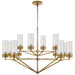 Visual Comfort Signature Canada - 12 Light Chandelier - Marais - Hand-Rubbed Antique Brass- Union Lighting Luminaires Decor