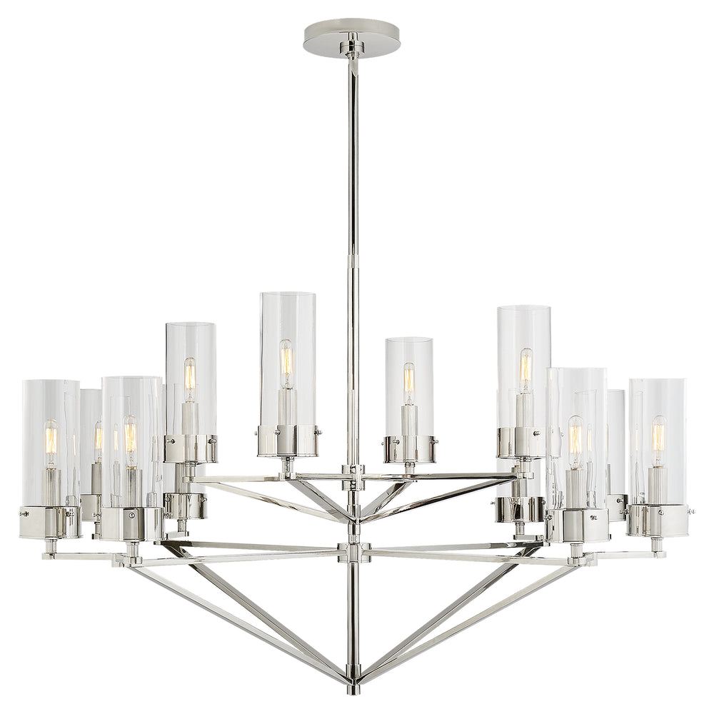 Visual Comfort Signature Canada - 12 Light Chandelier - Marais - Polished Nickel- Union Lighting Luminaires Decor