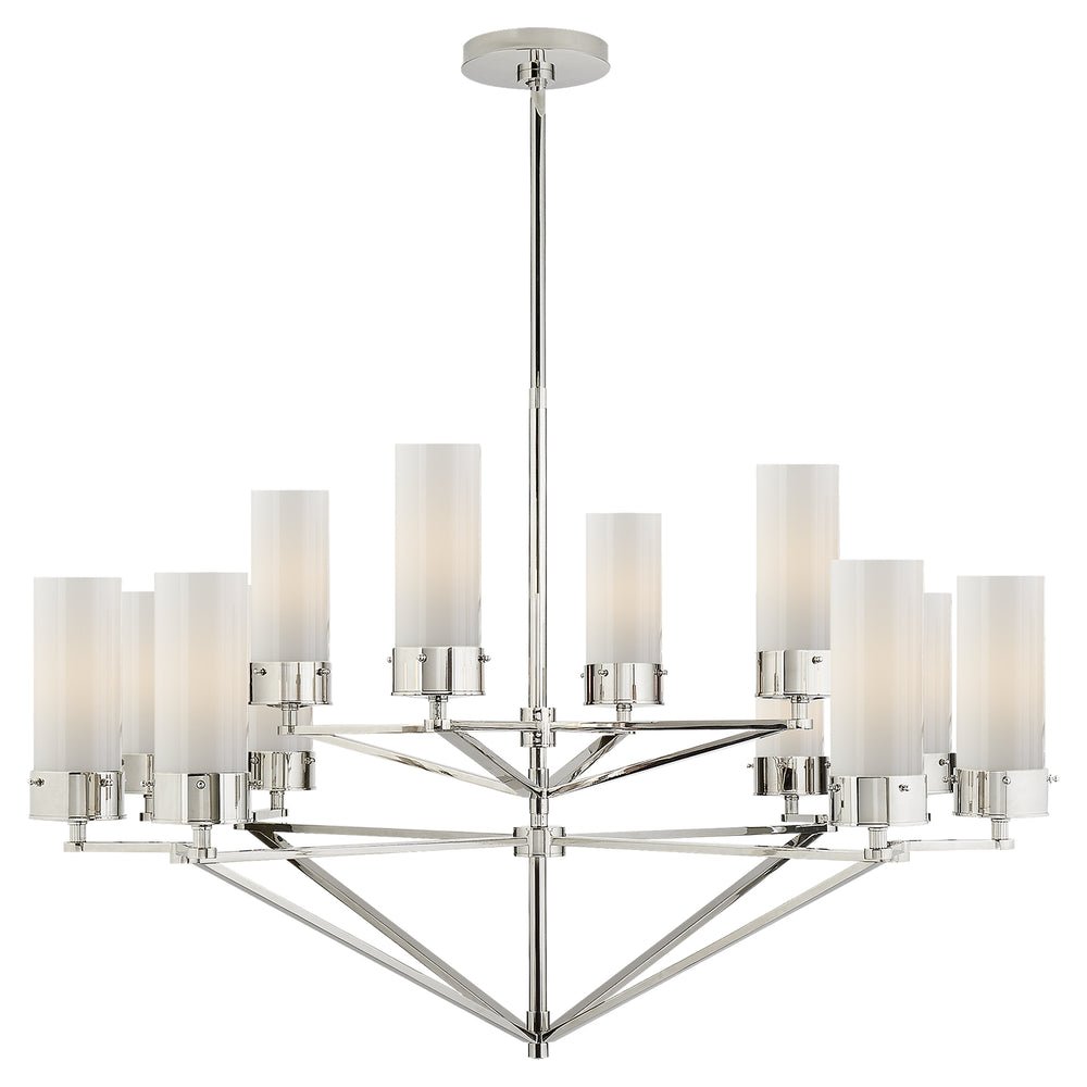 Visual Comfort Signature Canada - 12 Light Chandelier - Marais - Polished Nickel- Union Lighting Luminaires Decor