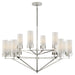 Visual Comfort Signature Canada - 12 Light Chandelier - Marais - Polished Nickel- Union Lighting Luminaires Decor