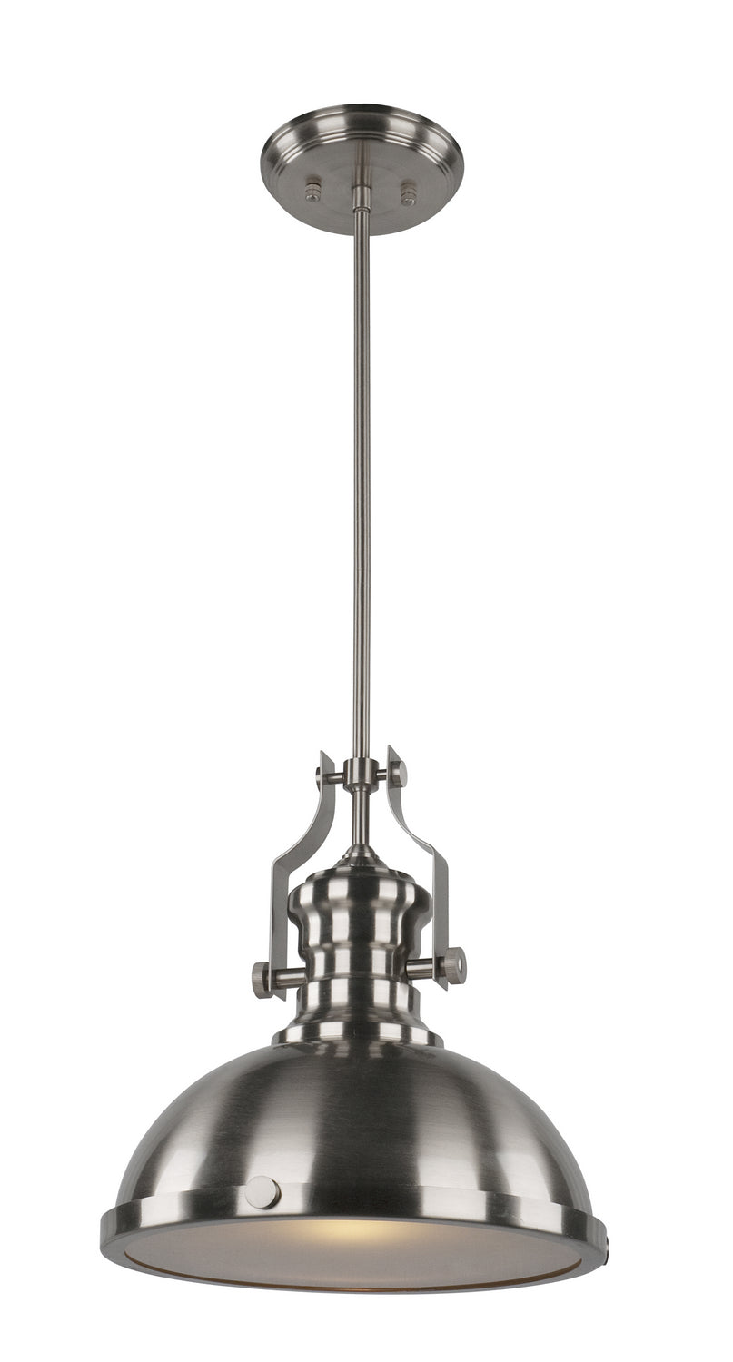 Matteo Canada - One Light Pendant - Cresswell - Brushed Nickel- Union Lighting Luminaires Decor