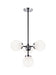 Matteo Canada - Four Light Pendant - Maru - Chrome- Union Lighting Luminaires Decor
