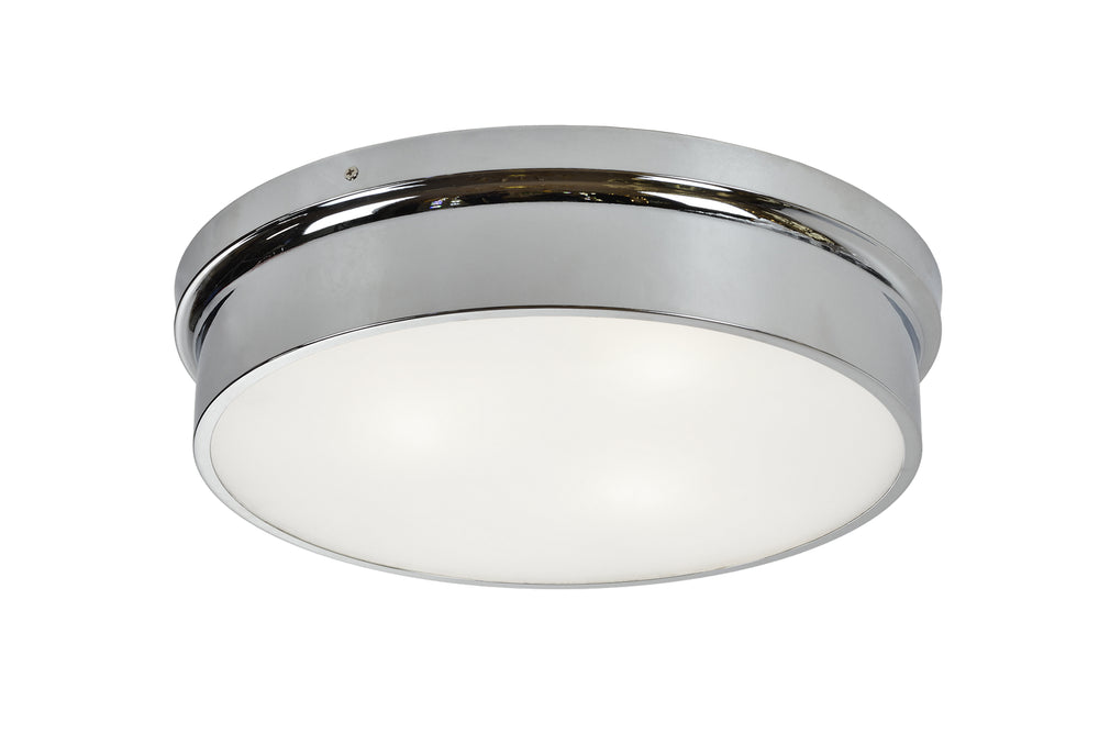 Matteo Canada - Three Light Flush Mount - Ciotola - Chrome- Union Lighting Luminaires Decor