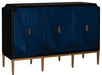 Currey and Company - Cabinet - Kallista - Dark Sapphire/Caviar Black/Antique Brass- Union Lighting Luminaires Decor
