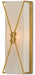 Currey and Company - One Light Wall Sconce - Ariadne - Contemporary Gold Leaf- Union Lighting Luminaires Decor