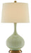 Currey and Company - One Light Table Lamp - Cait Green Table Lamp - Grass Green/Antique Brass- Union Lighting Luminaires Decor