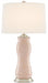 Currey and Company - One Light Table Lamp - Ondine - Blush/Silver Leaf- Union Lighting Luminaires Decor