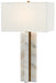 Currey and Company - One Light Table Lamp - Khalil - Natural/Antique Brass- Union Lighting Luminaires Decor