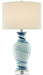 Currey and Company - One Light Table Lamp - Hanni Table Lamp - White/Blue- Union Lighting Luminaires Decor