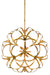 Currey and Company - Nine Light Chandelier - Sappho Gold Orb Chandelier - Autumn Gold- Union Lighting Luminaires Decor