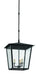 Currey and Company - Three Light Outdoor Lantern - Bening Collection - Midnight- Union Lighting Luminaires Decor